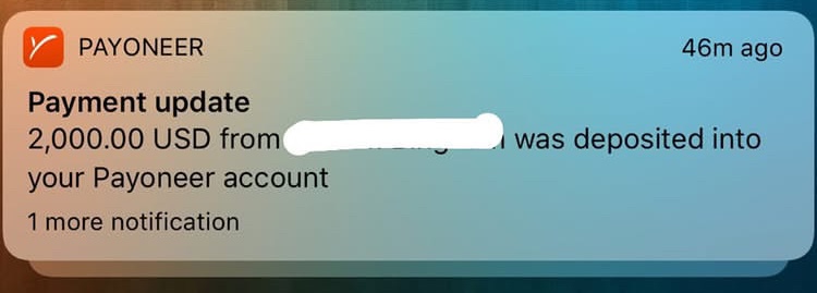 Account activity placeholder image.